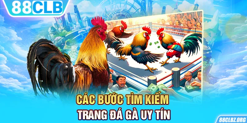 Các bước tìm kiếm trang đá gà uy tín