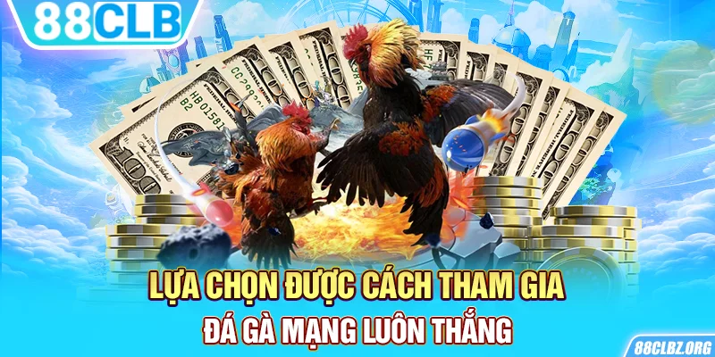 Lựa chọn được cách tham gia đá gà mạng luôn thắng